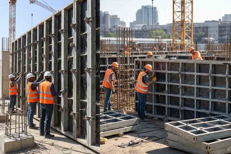 فروش قالب فلزی بتن خرید قالب بتن تولید کننده قالب فلزی