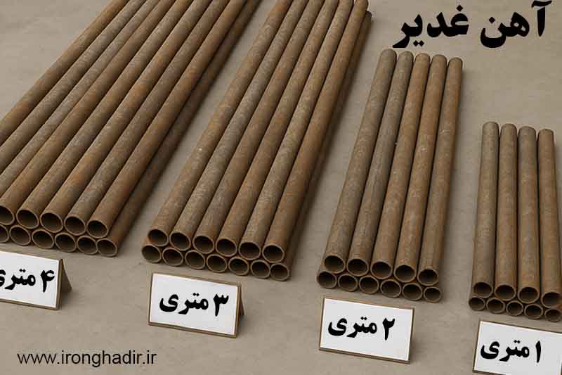 فروش لوله 3 متری . فروش لوله ی 2 متری داربست . فروش لوله 1 متری