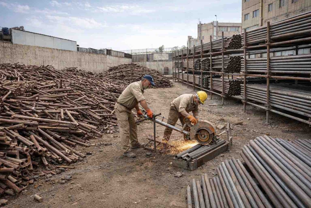 خرید لوله دست دوم داربست شیزار داربست اصفهان داربست تبریز داربست کرمان